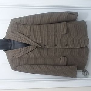 Option's by Stafford 100% Wool Tweed Jacket